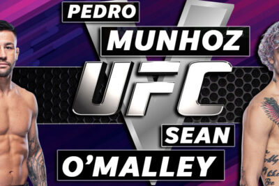 Pedro Munhoz Vs Sean Omalley UFC Background