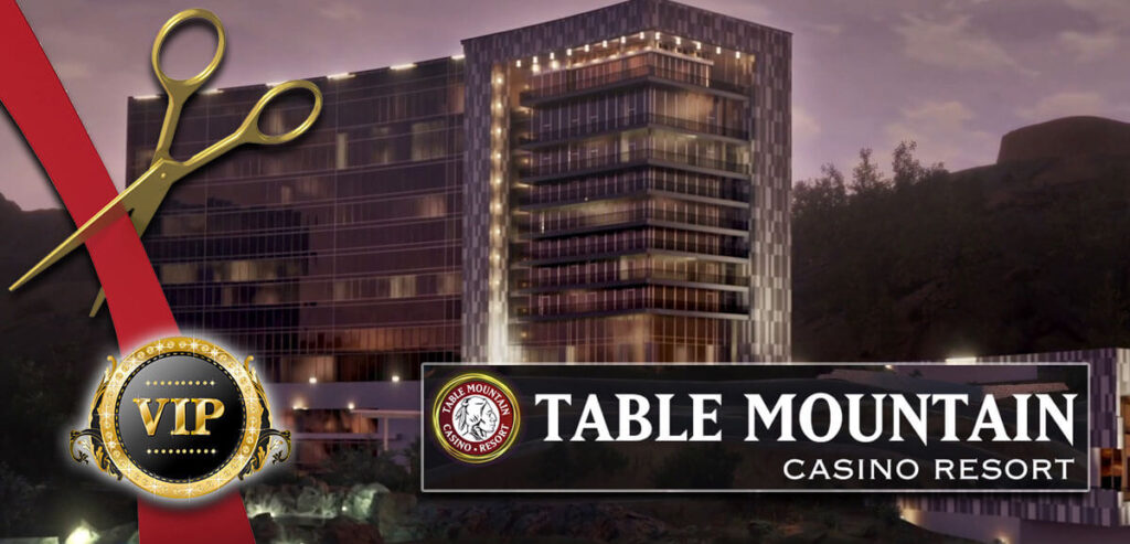 Table Mountain Casino organiza un evento de corte de cinta