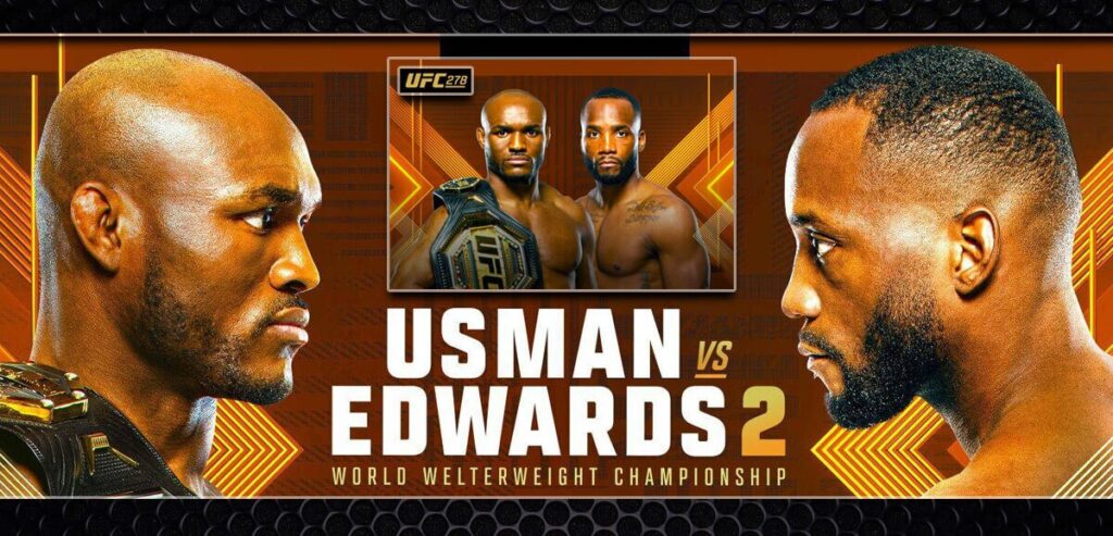 Kamaru Usman Leon Edwards KO en apuestas en vivo +3000