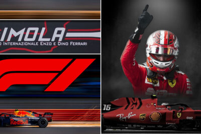 F1 Imola Background Leclerc